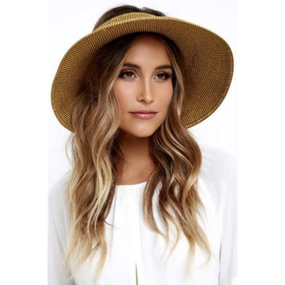 San Diego Hat Company Accessories - San Diego Hat Company Wide Large Brim Visor Packable OS Sun Summer Beach Ultra